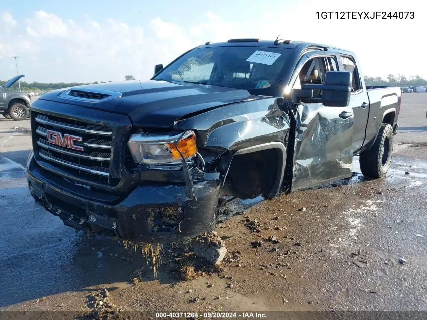 2018 GMC Sierra 2500Hd Slt VIN: 1GT12TEYXJF244073 Lot: 40371264