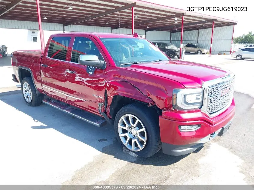 2018 GMC Sierra 1500 Denali VIN: 3GTP1PEC9JG619023 Lot: 40395379