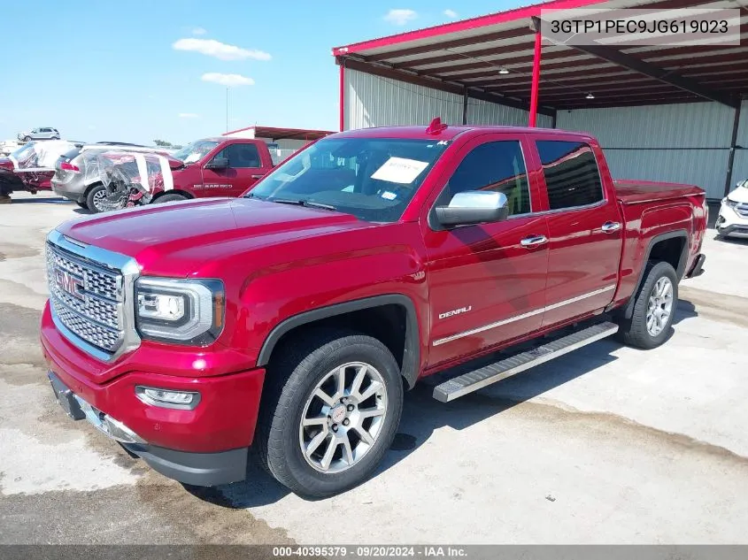 2018 GMC Sierra 1500 Denali VIN: 3GTP1PEC9JG619023 Lot: 40395379