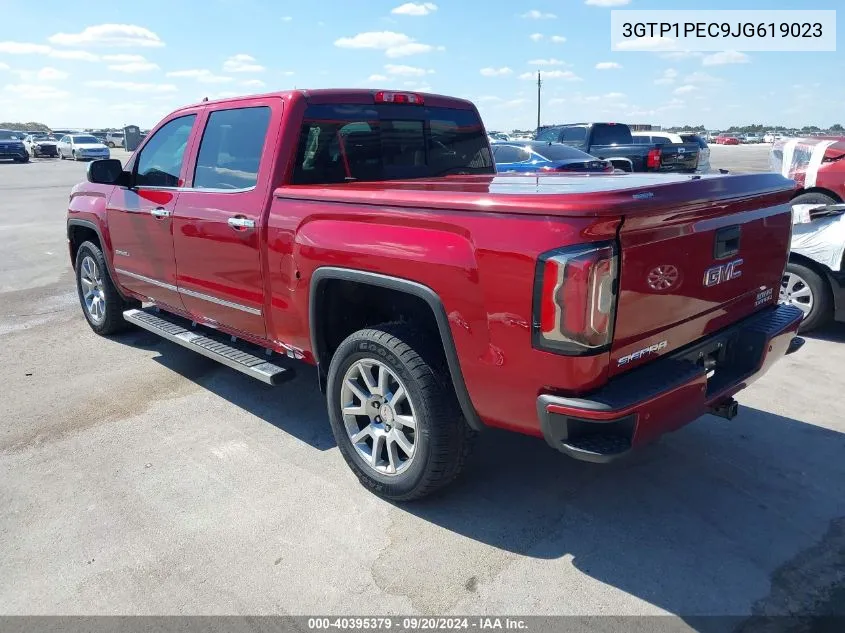 2018 GMC Sierra 1500 Denali VIN: 3GTP1PEC9JG619023 Lot: 40395379