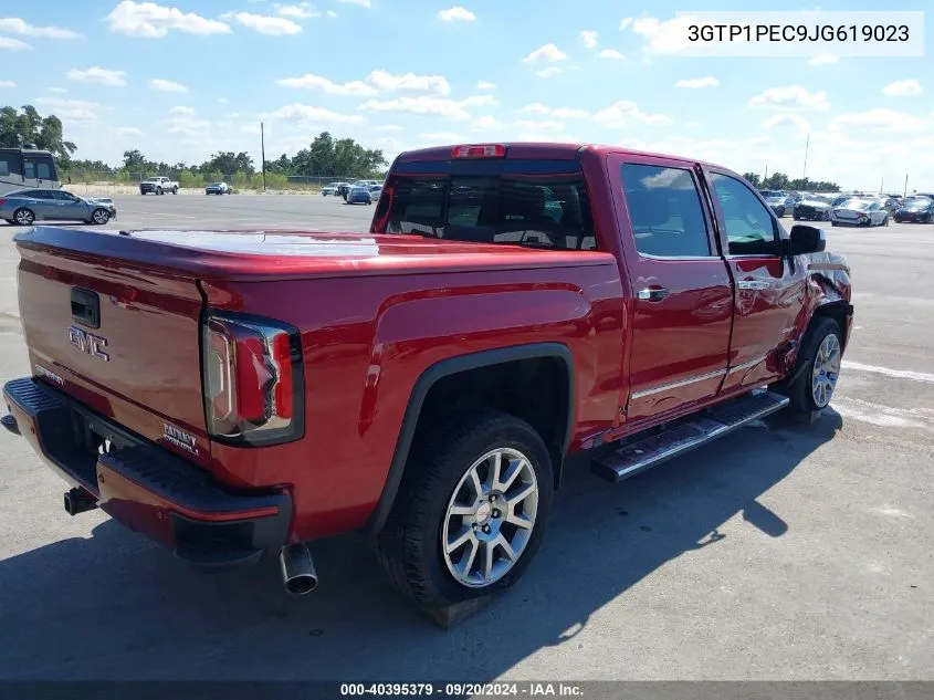 2018 GMC Sierra 1500 Denali VIN: 3GTP1PEC9JG619023 Lot: 40395379