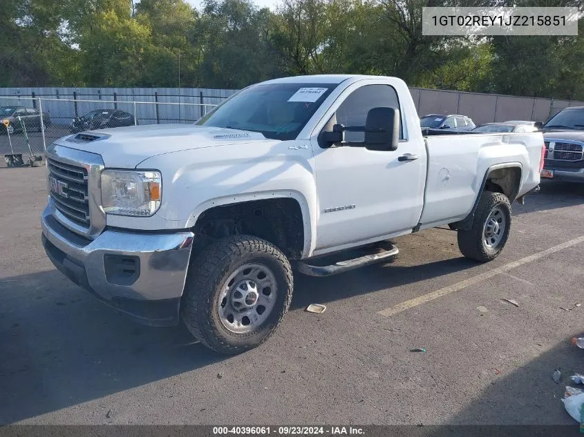 1GT02REY1JZ215851 2018 GMC Sierra K2500 Heavy Duty