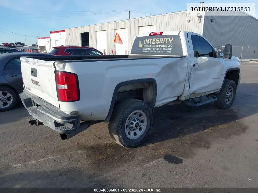 1GT02REY1JZ215851 2018 GMC Sierra K2500 Heavy Duty