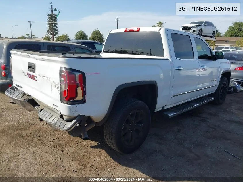 2018 GMC Sierra 1500 Slt VIN: 3GTP1NEC6JG261612 Lot: 40402084