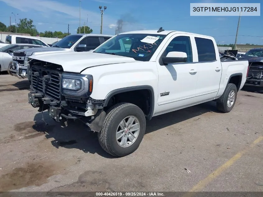 2018 GMC Sierra 1500 Sle VIN: 3GTP1MEH0JG117284 Lot: 40426519