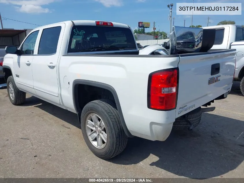 2018 GMC Sierra 1500 Sle VIN: 3GTP1MEH0JG117284 Lot: 40426519