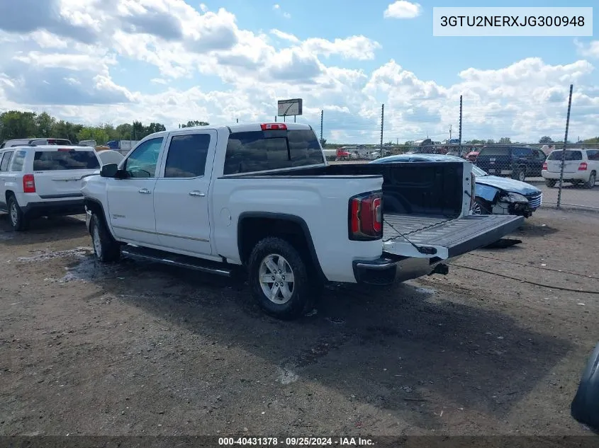 2018 GMC Sierra 1500 Slt VIN: 3GTU2NERXJG300948 Lot: 40431378