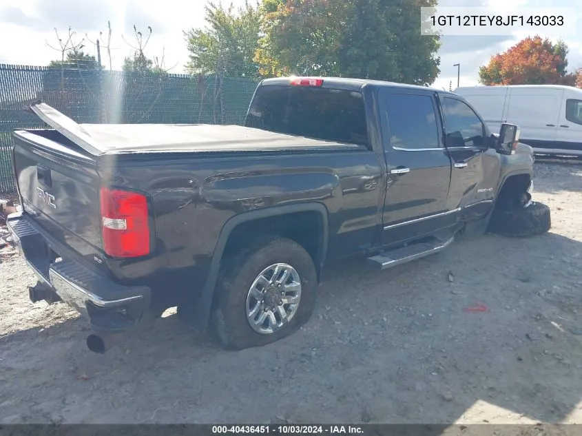 1GT12TEY8JF143033 2018 GMC Sierra 2500Hd Slt