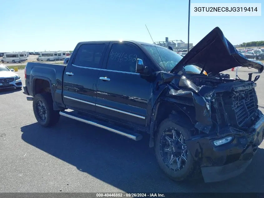 2018 GMC Sierra 1500 Slt VIN: 3GTU2NEC8JG319414 Lot: 40446852