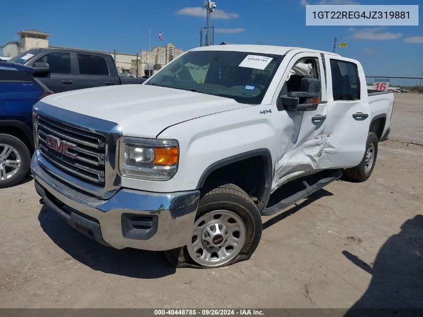 2018 GMC Sierra K2500 Heavy Duty VIN: 1GT22REG4JZ319881 Lot: 40448785