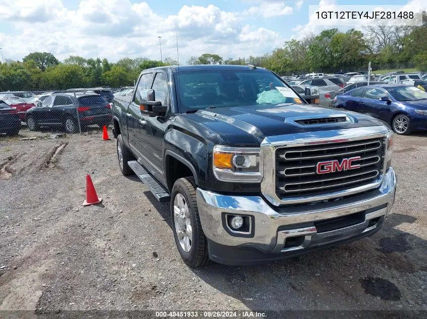 2018 GMC Sierra 2500Hd Slt VIN: 1GT12TEY4JF281488 Lot: 40451933