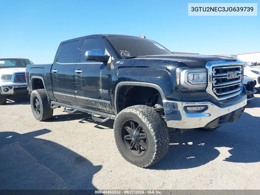 2018 GMC Sierra 1500 Slt VIN: 3GTU2NEC3JG639739 Lot: 40453032