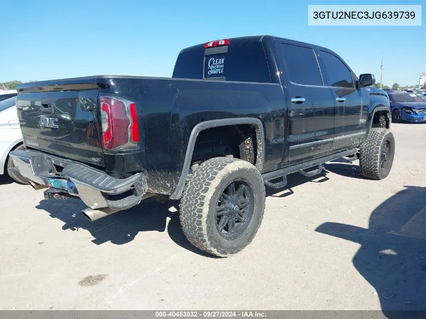 2018 GMC Sierra 1500 Slt VIN: 3GTU2NEC3JG639739 Lot: 40453032