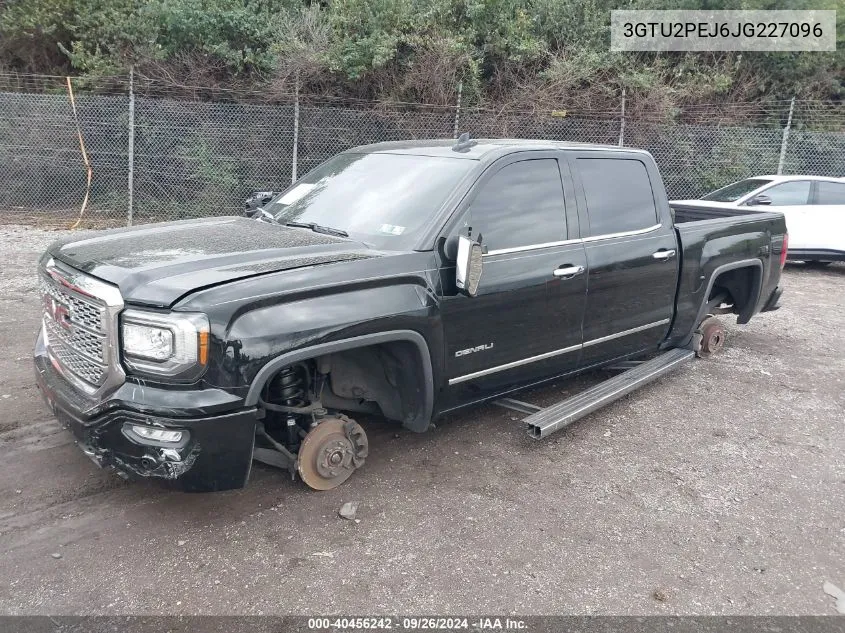 2018 GMC Sierra 1500 Denali VIN: 3GTU2PEJ6JG227096 Lot: 40456242