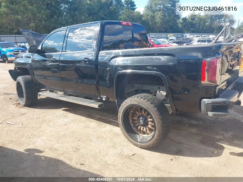 2018 GMC Sierra 1500 Slt VIN: 3GTU2NEC3JG461816 Lot: 40486297