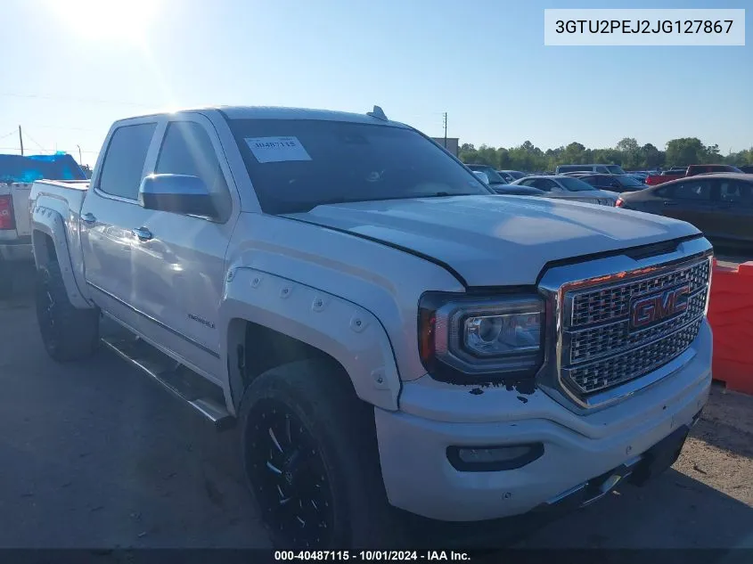 3GTU2PEJ2JG127867 2018 GMC Sierra 1500 Denali