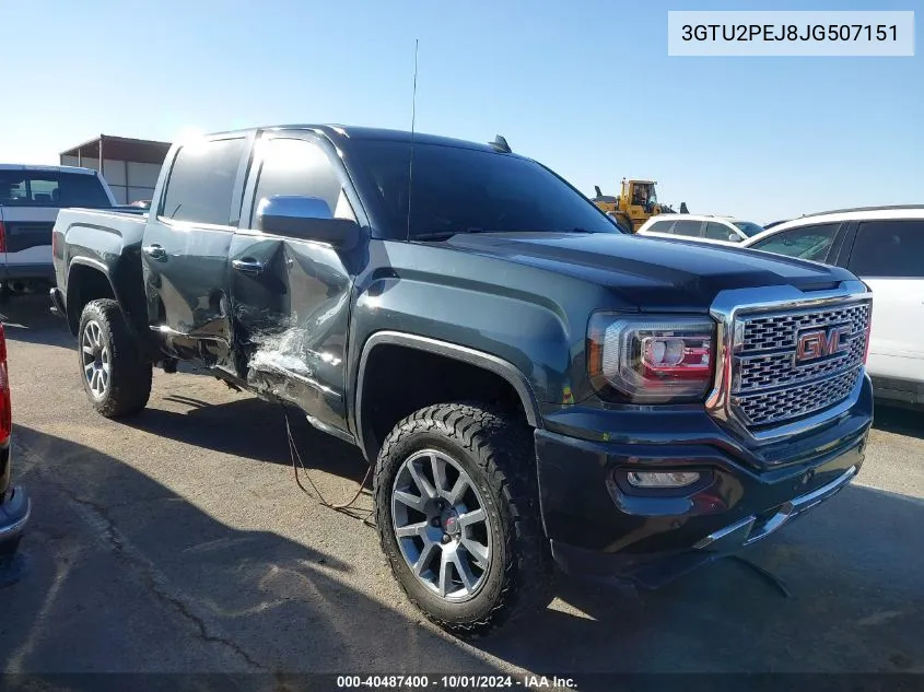 3GTU2PEJ8JG507151 2018 GMC Sierra K1500 Denali