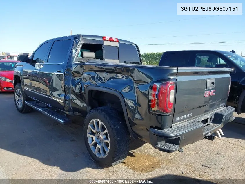 3GTU2PEJ8JG507151 2018 GMC Sierra K1500 Denali