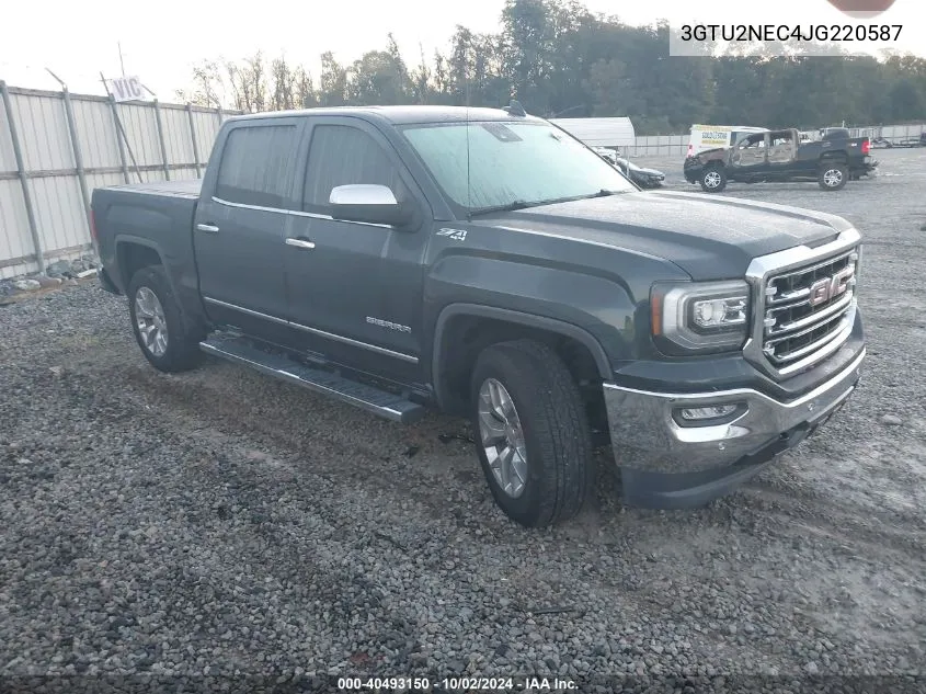 3GTU2NEC4JG220587 2018 GMC Sierra 1500 Slt