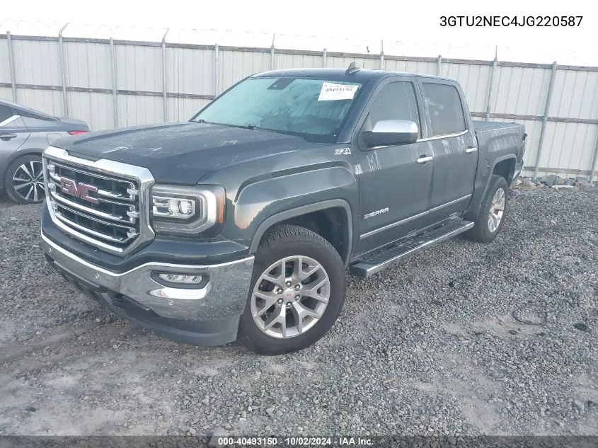 3GTU2NEC4JG220587 2018 GMC Sierra 1500 Slt