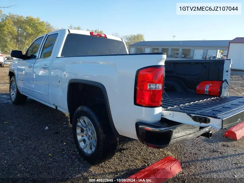 2018 GMC Sierra 1500 Sle VIN: 1GTV2MEC6JZ107044 Lot: 40522845