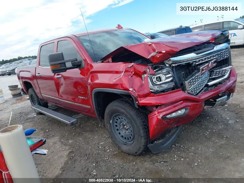 2018 GMC Sierra 1500 Denali VIN: 3GTU2PEJ6JG388144 Lot: 40522938