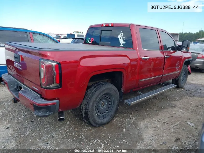 2018 GMC Sierra 1500 Denali VIN: 3GTU2PEJ6JG388144 Lot: 40522938