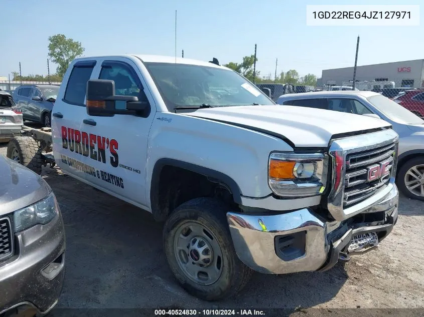 2018 GMC Sierra 2500Hd VIN: 1GD22REG4JZ127971 Lot: 40524830