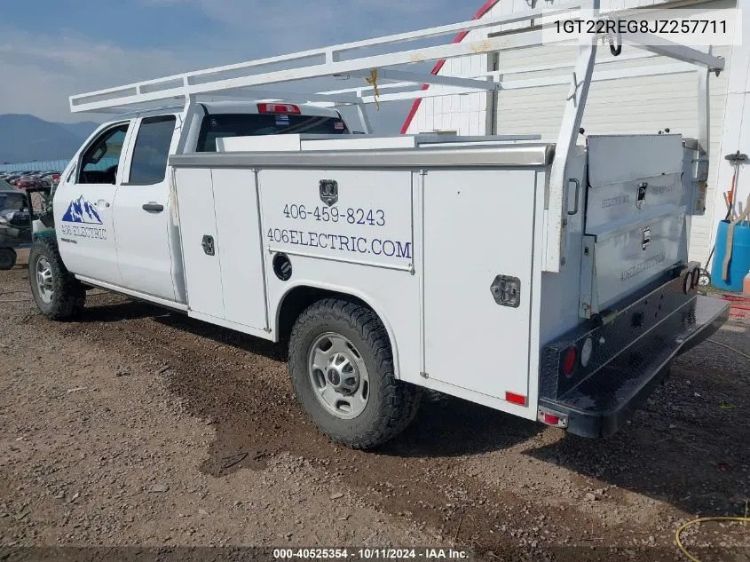 2018 GMC Sierra 2500Hd VIN: 1GT22REG8JZ257711 Lot: 40525354