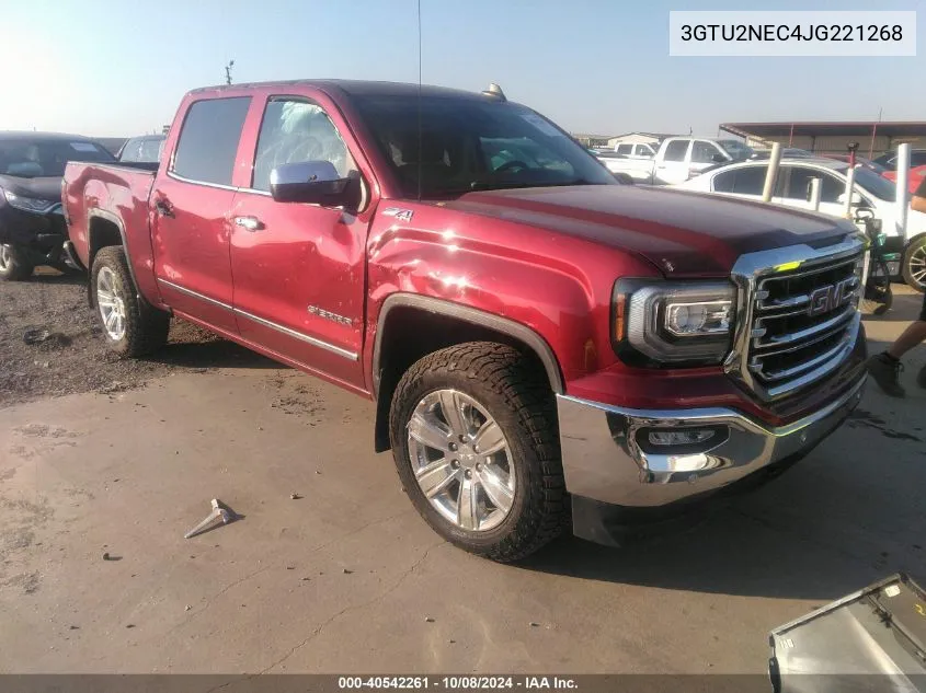 2018 GMC Sierra 1500 K1500 Slt VIN: 3GTU2NEC4JG221268 Lot: 40542261