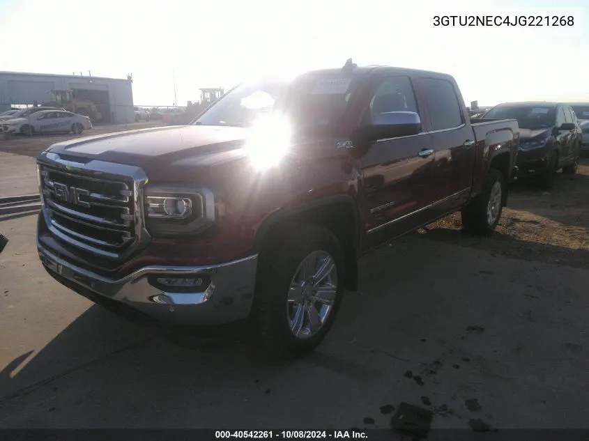 2018 GMC Sierra 1500 K1500 Slt VIN: 3GTU2NEC4JG221268 Lot: 40542261