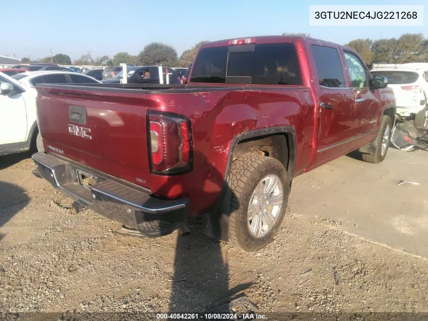 2018 GMC Sierra 1500 K1500 Slt VIN: 3GTU2NEC4JG221268 Lot: 40542261