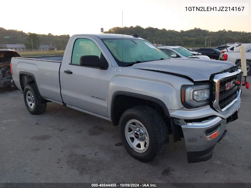 2018 GMC Sierra 1500 VIN: 1GTN2LEH1JZ214167 Lot: 40544455