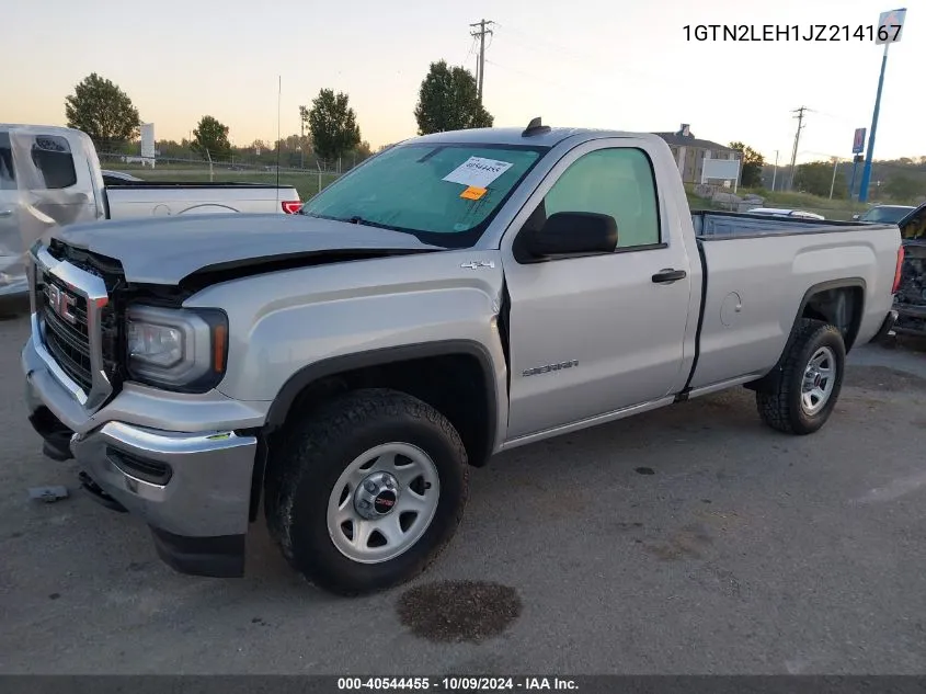 2018 GMC Sierra 1500 VIN: 1GTN2LEH1JZ214167 Lot: 40544455