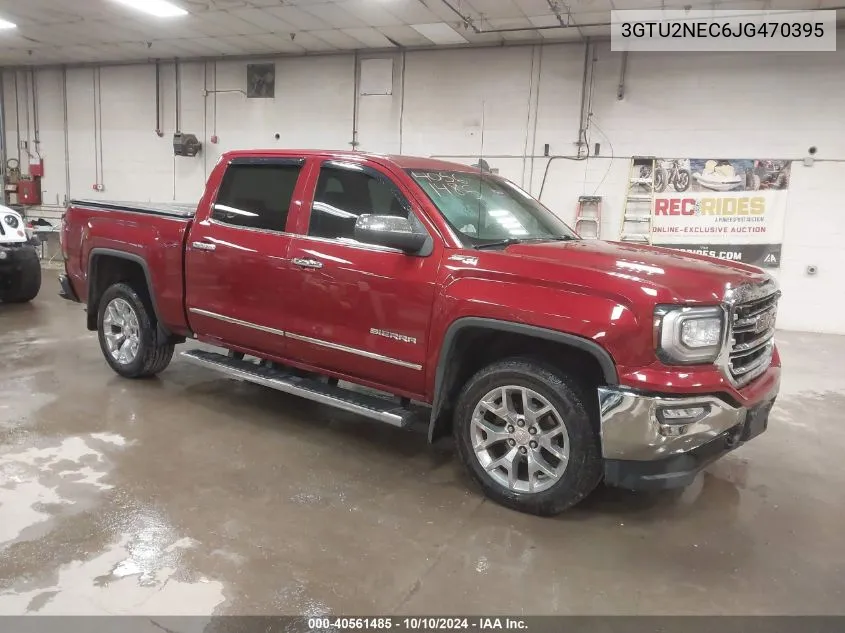 2018 GMC Sierra 1500 Slt VIN: 3GTU2NEC6JG470395 Lot: 40561485