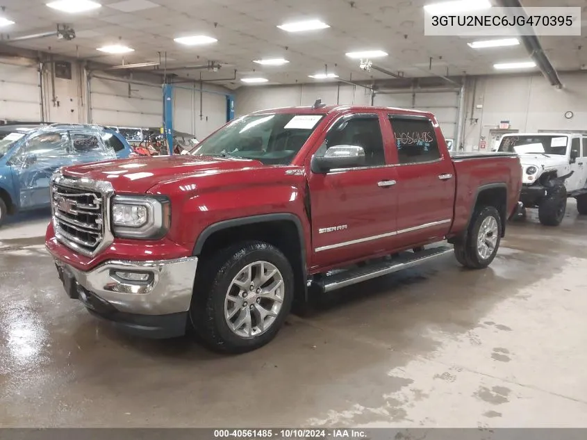 2018 GMC Sierra 1500 Slt VIN: 3GTU2NEC6JG470395 Lot: 40561485