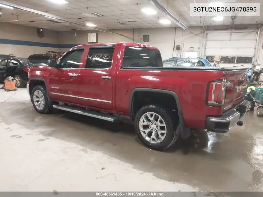 2018 GMC Sierra 1500 Slt VIN: 3GTU2NEC6JG470395 Lot: 40561485