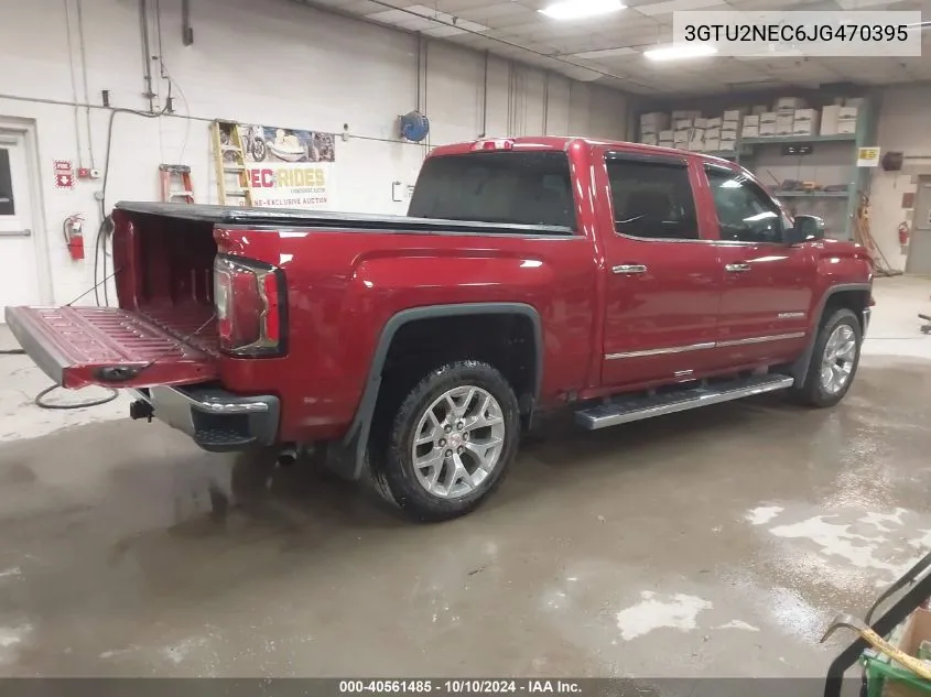 2018 GMC Sierra 1500 Slt VIN: 3GTU2NEC6JG470395 Lot: 40561485