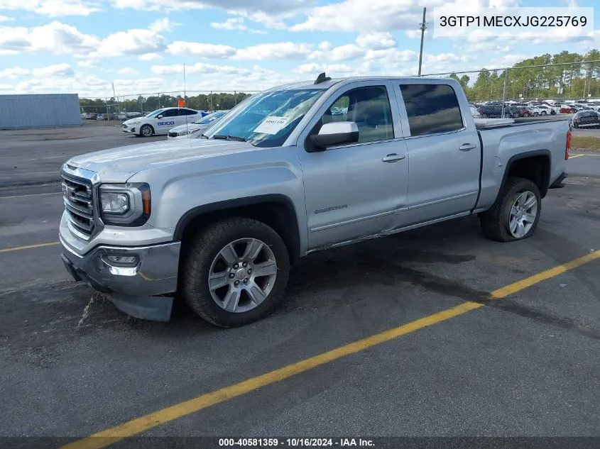 2018 GMC Sierra 1500 Sle VIN: 3GTP1MECXJG225769 Lot: 40581359