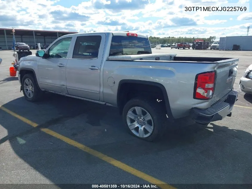 2018 GMC Sierra 1500 Sle VIN: 3GTP1MECXJG225769 Lot: 40581359