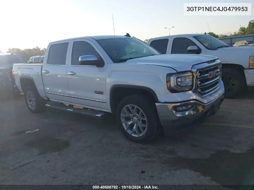 2018 GMC Sierra 1500 Slt VIN: 3GTP1NEC4JG479953 Lot: 40588792