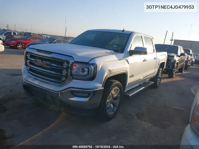 2018 GMC Sierra 1500 Slt VIN: 3GTP1NEC4JG479953 Lot: 40588792