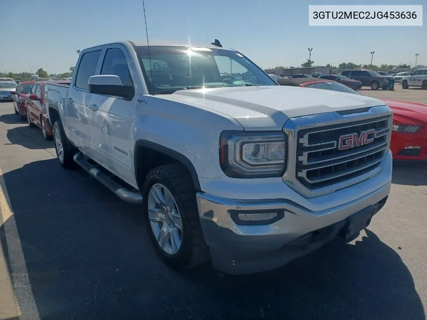 2018 GMC Sierra 1500 Sle VIN: 3GTU2MEC2JG453636 Lot: 40588958