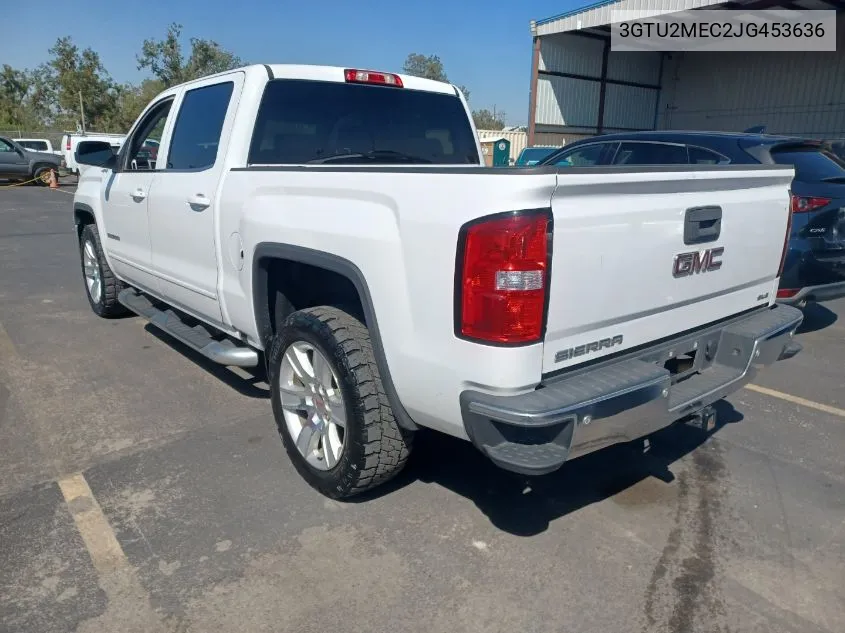 2018 GMC Sierra 1500 Sle VIN: 3GTU2MEC2JG453636 Lot: 40588958