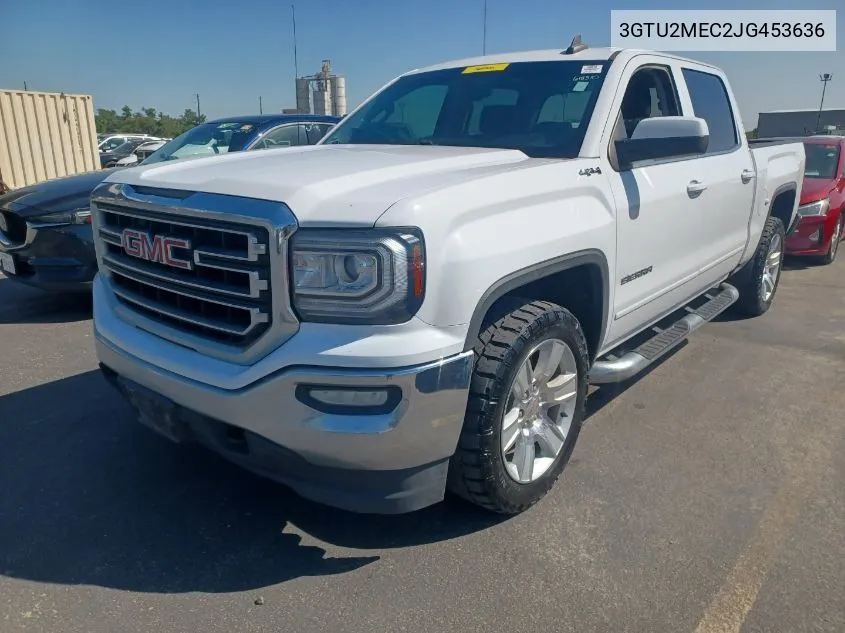 2018 GMC Sierra 1500 Sle VIN: 3GTU2MEC2JG453636 Lot: 40588958