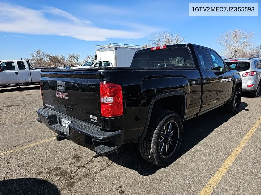 2018 GMC Sierra 1500 Sle VIN: 1GTV2MEC7JZ355593 Lot: 40599749