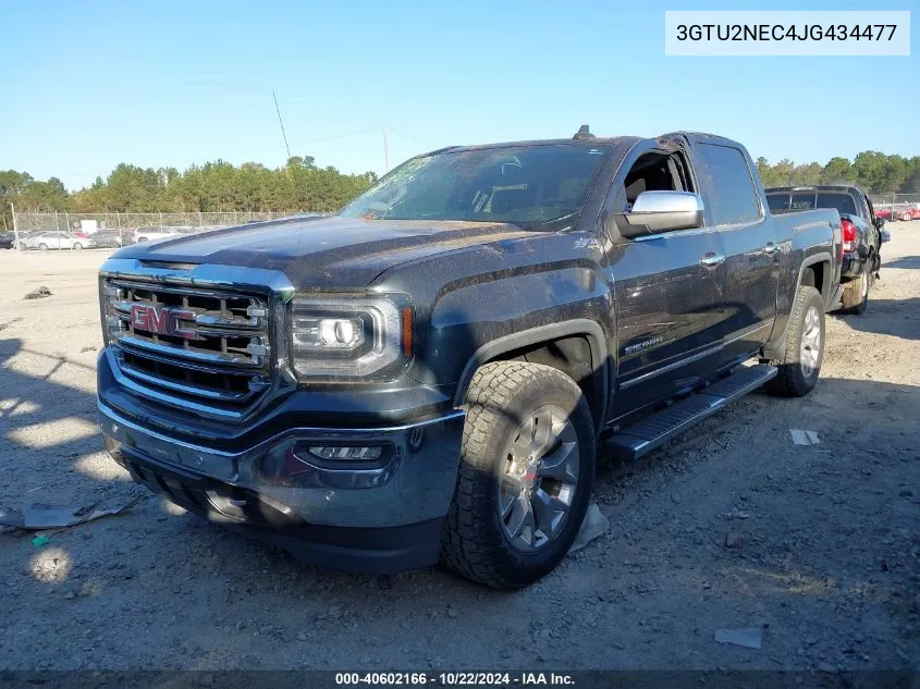 2018 GMC Sierra 1500 Slt VIN: 3GTU2NEC4JG434477 Lot: 40602166