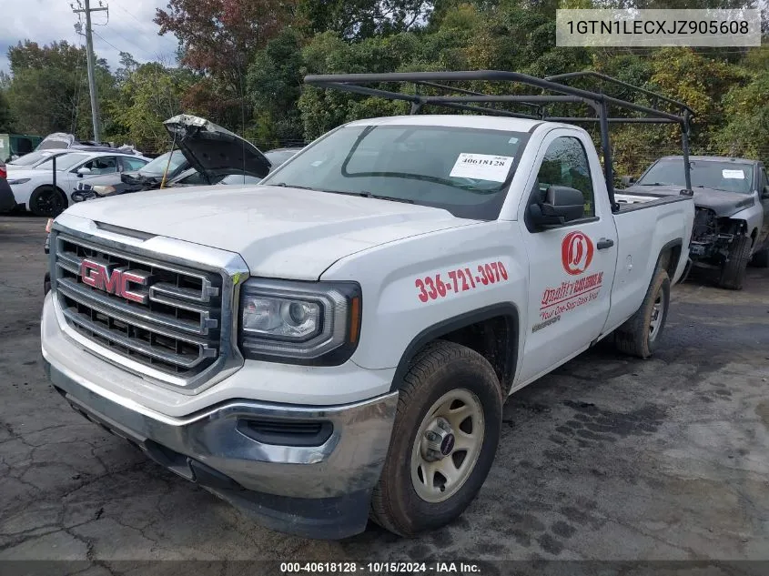 2018 GMC Sierra 1500 VIN: 1GTN1LECXJZ905608 Lot: 40618128