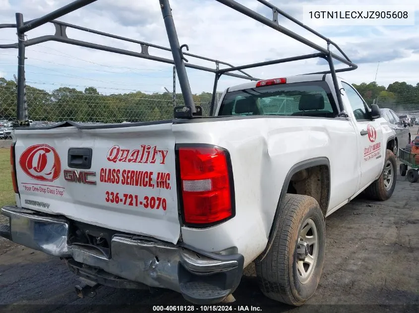 2018 GMC Sierra 1500 VIN: 1GTN1LECXJZ905608 Lot: 40618128