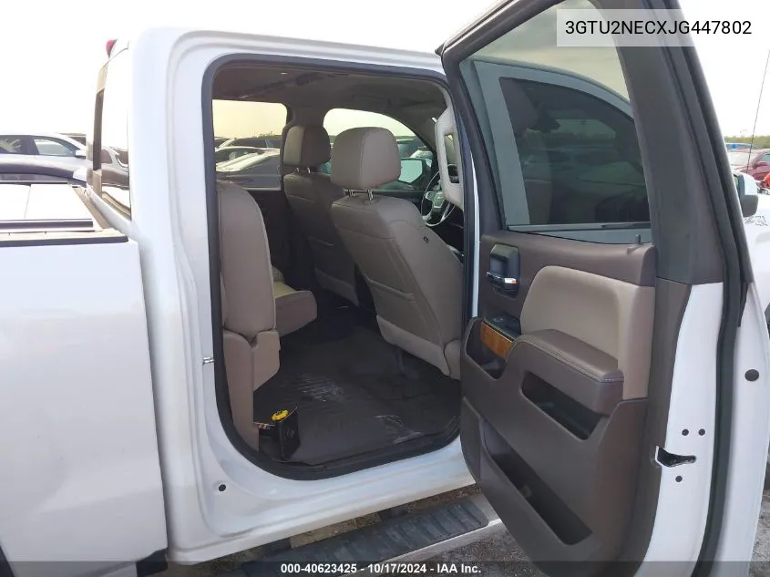 3GTU2NECXJG447802 2018 GMC Sierra K1500 Slt